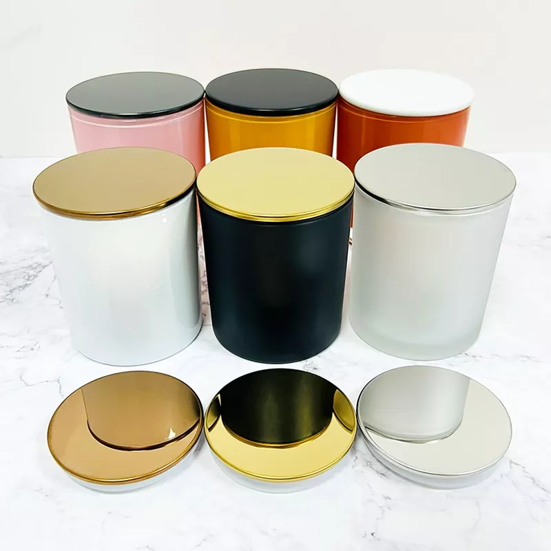 Tutup jar lilin emboss stainless