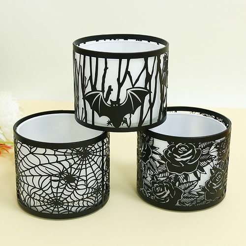 Black Metal Candle Holder
