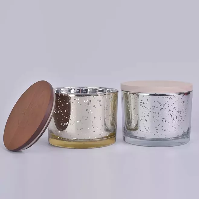 Pemegang lilin kaca bunder